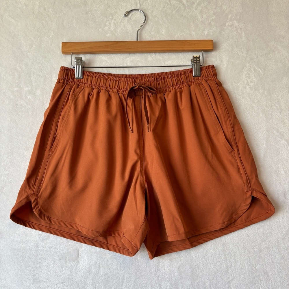 Kortni Jeane Mens Orange swimsuit board Shorts‎ size medium